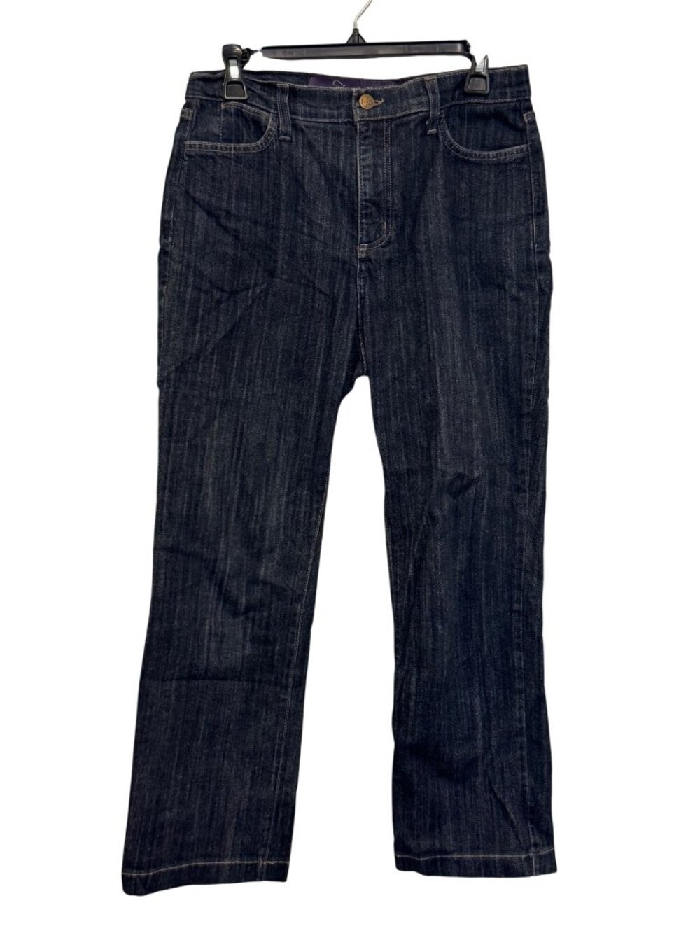 Not Your Daughters Jeans Dark Wash Denim Straight Leg Womens Size 10